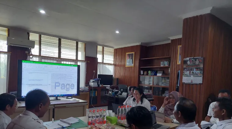 Evaluasi Zona Integritas Dispursip Kalteng Didukung Inspektorat Kalteng