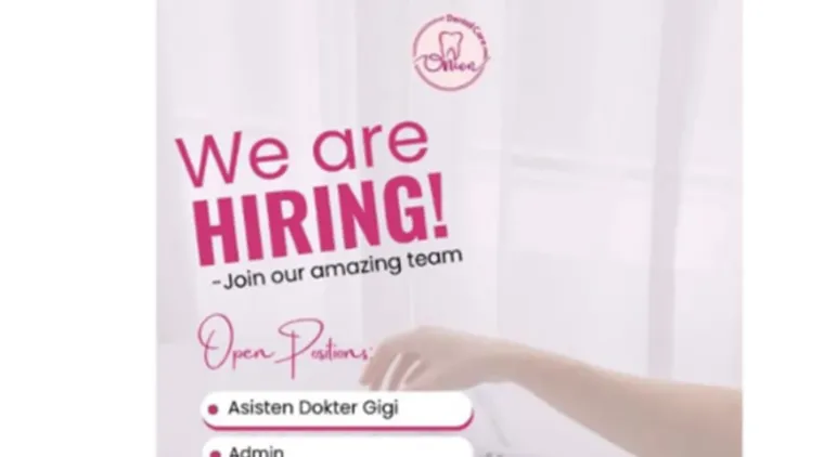 Join Tim Ramah dan Profesional! Lowongan Asisten Dokter Gigi & Admin di Onion Dental Care