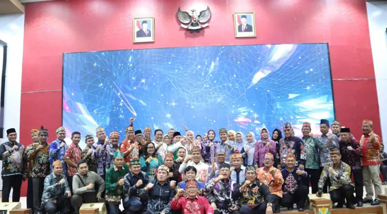 Kepala BKD Kalimantan Tengah, Lisda Arriyana, Hadiri Serah Terima Jabatan Gubernur dalam Suasana Ramah Tamah