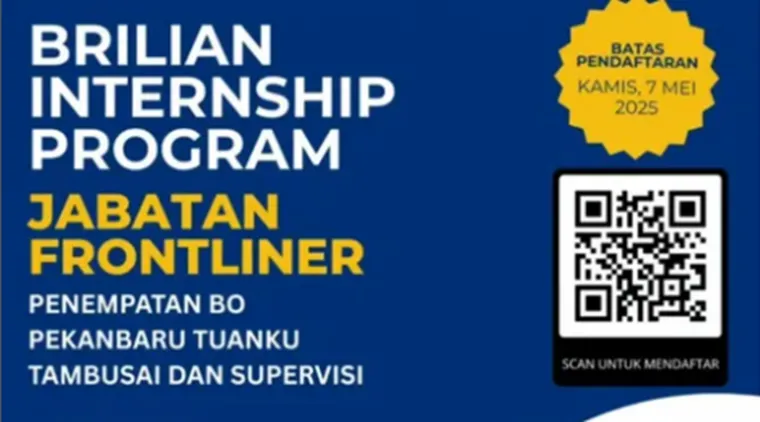 Lowongan Kerja BRI Tambusai Pekanbaru Mei 2025, Dibuka Posisi Frontliner, Simak Syaratnya!