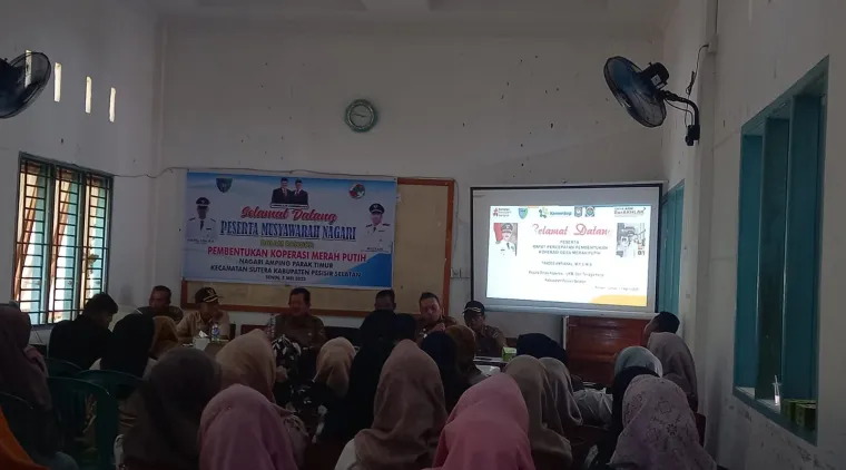 Nagari Amping Parak Timur Bentuk Koperasi Merah Putih, Langkah Strategis Geliatkan Pembangunan Nagari