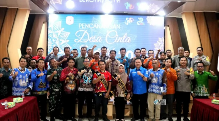 Pemkab Murung Raya Canangkan Desa Muara Untu sebagai Desa Cinta Statistik 2025