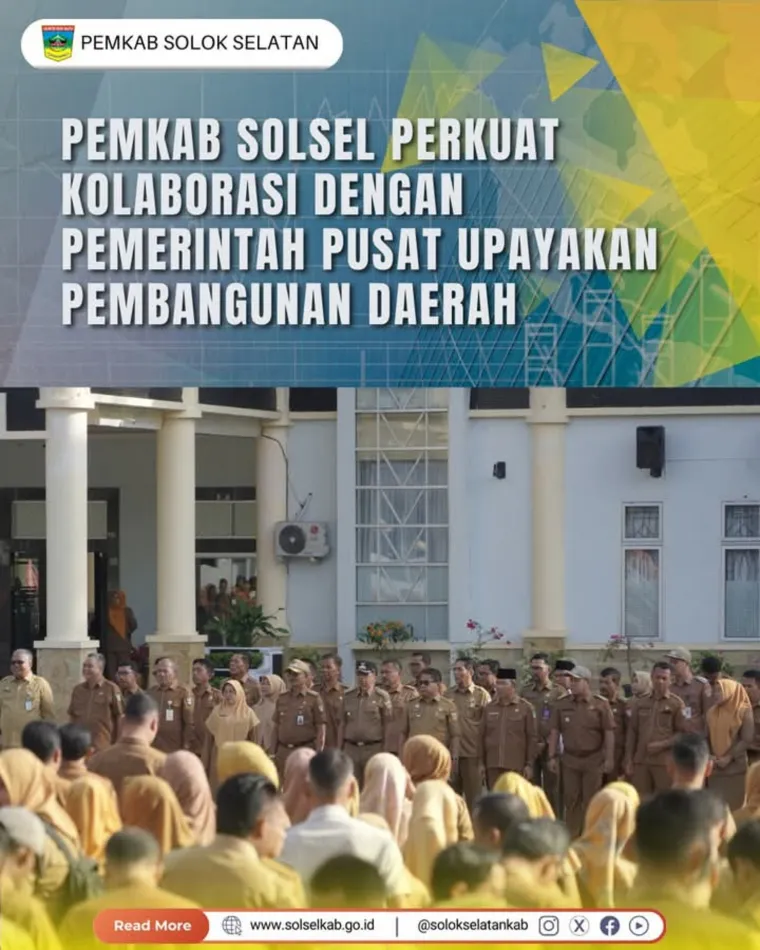 Pemkab Solsel Perkuat Kolaborasi Dengan Pemerintah Pusat Upayakan Pembangunan Daerah