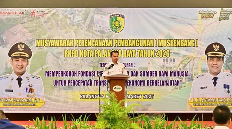 Pemprov Kalteng Dorong Palangka Raya Jadi Pusat Transformasi Pembangunan Berbasis Kearifan Lokal