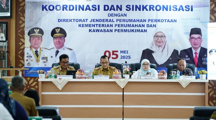 Pemprov Sumsel Komitmen Dukung Asta Cita Presiden RI, Selaraskan  Program 3 Juta Rumah Dengan Visi Misi HDCU