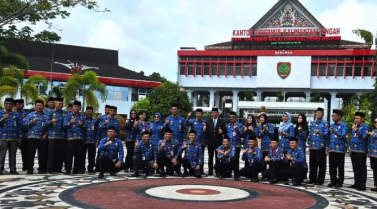 Perkuat Sinergi Daerah, BPSDM Kalteng Ikut Serta dalam Apel Hari Otonomi Daerah ke-XXIX