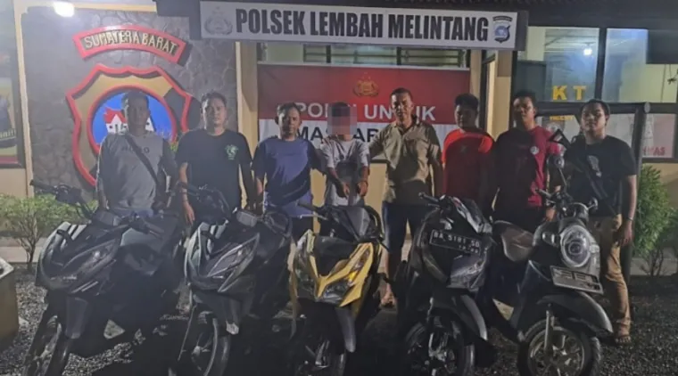 Tim Opsnal Polsek Lembah Melintang Ringkus Resedivis Curanmor, 5 Unit Sepeda Motor Diamankan