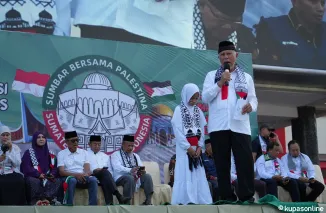 11 Ribu Warga Sumbar Padati Kantor Gubernur, Suarakan Dukungan untuk Palestina