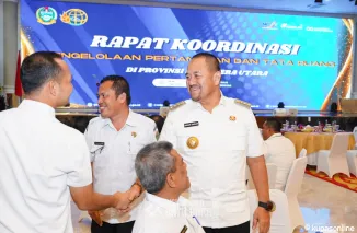 Bupati Batu Bara Hadiri Rakor Percepatan Penyesuaian Tata Ruang dan Penyelesaian Permasalahan Pertanahan Sumut