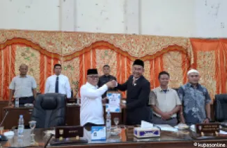 DPRD Pasbar Gelar Paripurna Penyampaian Nota Pengantar RPJMD Tahun 2025-2029
