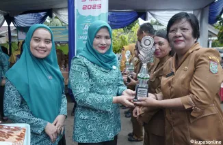 Ketua Tim Pembina Posyandu Asahan Tinjau Launching Pekan Imunisasi Dunia 2025