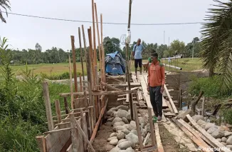 Merasa Diabaikan Pemerintah, Eks Kombatan GAM Bangun Jembatan dengan Uang Pribadi