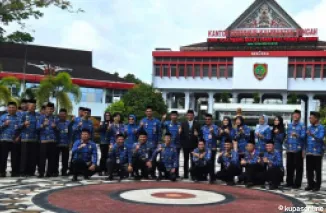 Perkuat Sinergi Daerah, BPSDM Kalteng Ikut Serta dalam Apel Hari Otonomi Daerah ke-XXIX
