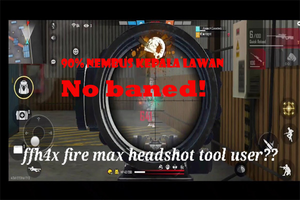 No baned! Link Download Ruok FFH4X Auto headshot Free Fire (FF), Tingkat Keberhasilan 90% Nembus Kepala Lawan