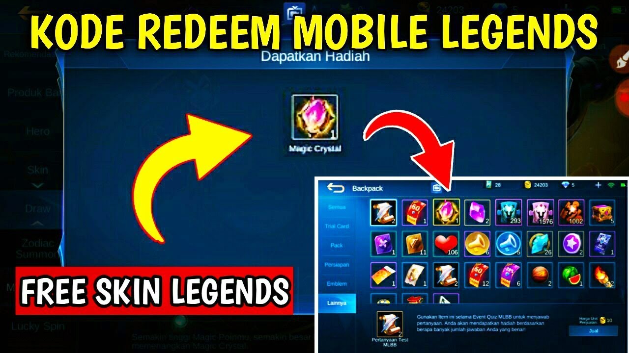 Klaim Sekarang Juga! Kode Reedem Mobile Legends Terbaru, 24 April dan Masih Menyala genk