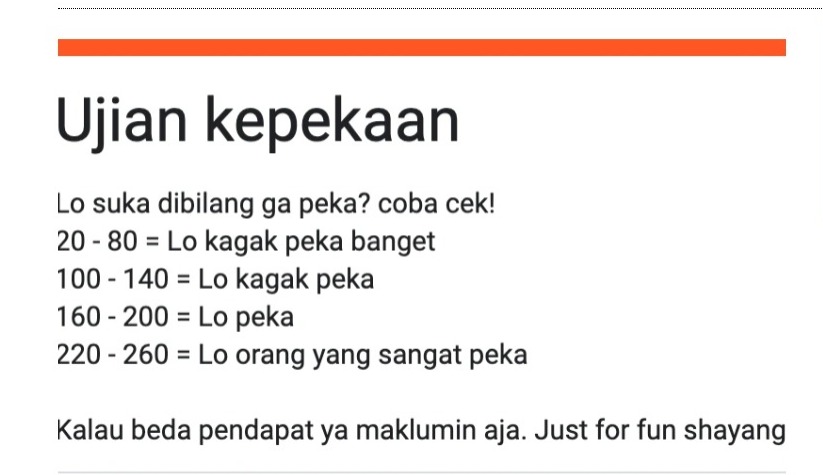 Seberapa Peka Pasanganmu! Uji Pake Tes Kepekaan Google Form ini dan Lihat Hasilnya, Lagi Viral Genk!