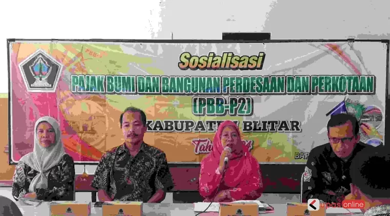 Sosialisasi PBB P2 oleh Bapenda Kab Blitar di Kecamatan Kanigoro