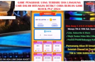 Block Puz 2024 Game Penghasil Uang Terbukti Membayar! Hanya Main Game Tanpa Undang Teman Hasilkan Cuan! Saldo DANA Cair Waktu 1 Detik!