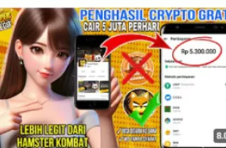 WOW GESIT Cuan Rp 5 Juta Dalam Sehari dengan Aplikasi Penghasil Uang Pixelverse Airdrop! Game Hamster Kombat Mah Lewat!( Foto: Yt Herz Id)
