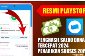 WOW! Dalam 1 Menit Bisa Langsung Cair Rp200 Ribu di Aplikasi Penghasil Uang Cashzine! Terbukti 100% Membayar Gais! (Foto: YT Ainurrofiq Channel)