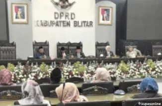 DPRD Kab Blitar Gelar paripurna LKPJ Bupati 2024