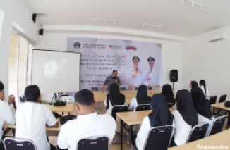 Pelatihan barista yang diselenggarakan oleh Disnaker Kab Blitar
