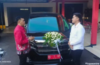 Wali Kota Blitar Syauqul Muhibbah bersama Putra bungsu Presiden Jokowi Kaesang Pangarep