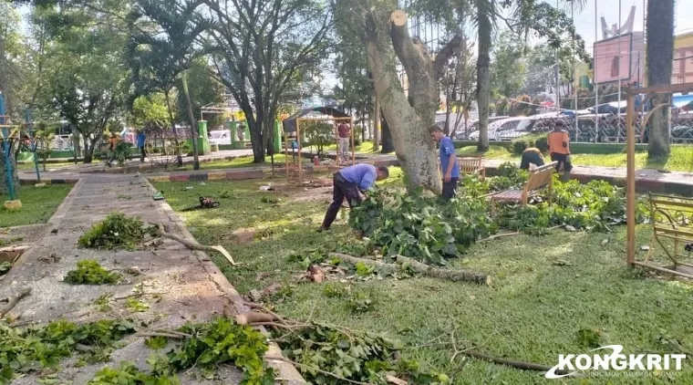 Pemeliharaan Taman Syech Kukut oleh DLH Solok, Keindahan yang Aman dan Nyaman