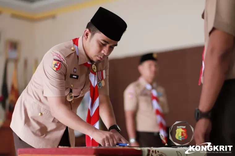 Pengukuhan Pengurus Kwartir Ranting Pramuka Lubuk Sikarah, Membangun Semangat Kepemimpinan Generasi Muda