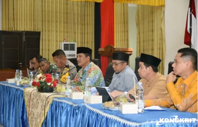 Sekda Rudy R Rilis Hadiri Rakor Pemungutan Suara Ulang (PSU) pada Pemilu Tahun 2024