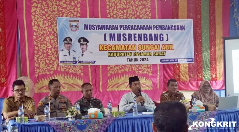 Wakil Bupati Risnawanto Fokuskan Bidang Kesehatan dalam Musrenbang Kecamatan di Sungai Aur