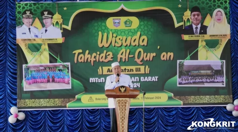 Wisuda Tahfidz Alquran Angkatan ke-III, Bupati Apresiasi Peran MTsN 4 Pasaman Barat dalam Pendidikan Keagamaan