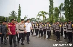 Apel Pergeseran Pasukan Pemilu, Kapolres Ingatkan Personel Pahami Tugas dan Wewenang