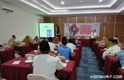 Sat Resnarkoba Polres Tulungagung memberikan penyuluhan kepada penggiat anti narkoba yang bertempat di salah satu hotel di Tulungagung, Rabu 21 Februari 2024.