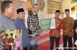 Penyaluran Zakat Program Pariaman Makmur oleh BAZNAS Kota Pariaman