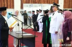 Wali Kota Padang Lantik 37 Pejabat Administrator, Jaga Kualitas Pelayanan untuk Nama Besar Kota Padang