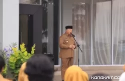 Wali Kota Solok Pimpin Apel Gabungan Empat Dinas, Ajak Seluruh OPD Bersatu Wujudkan Visi Kota