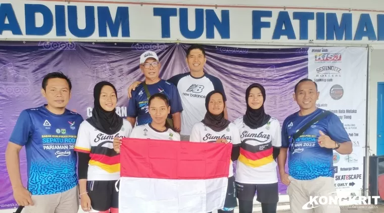 Atlet Sepatu Roda Kota Pariaman Harumkan Nama Indonesia di Melaka Open 2024