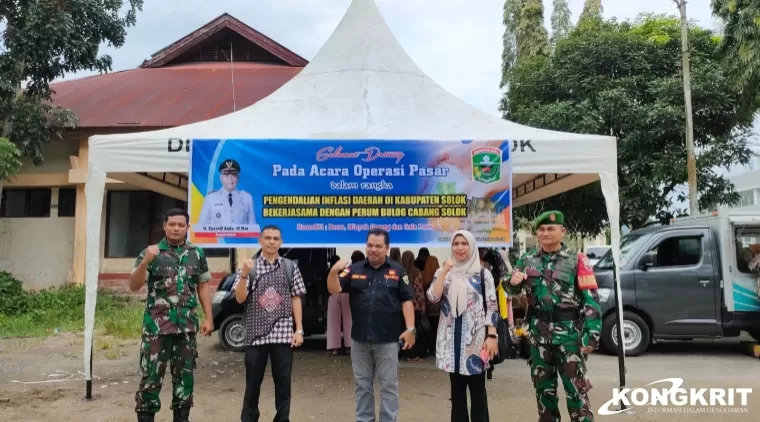 Kendalikan Inflasi menjelang Ramadhan 1445 H, Pemerintah Kabupaten Solok adakan Operasi Pasar