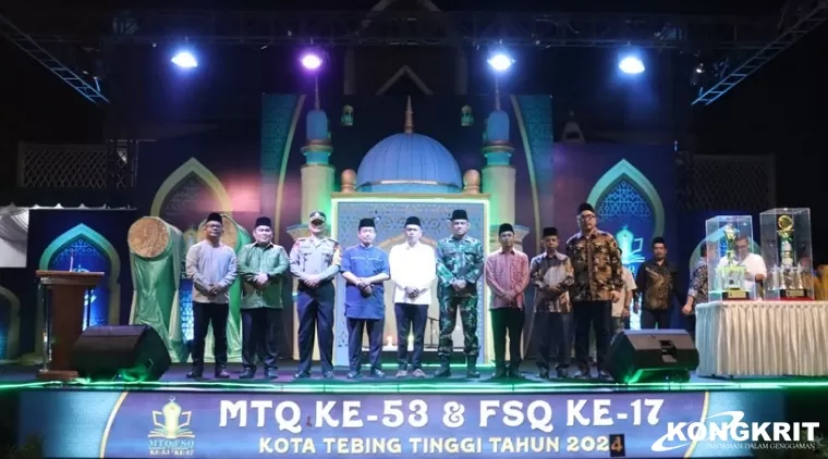 MTQ ke-53 dan FSQ ke-17 Tingkat Kota Tebingtinggi Tahun 2024  Secara Resmi Dibuka