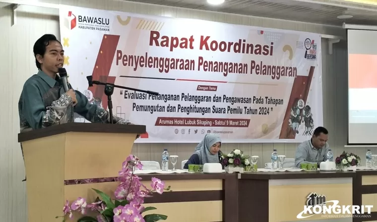 Optimalkan Kinerja, Bawaslu Pasaman Gelar Rakor Penyelenggaraan Penanganan Pelanggaran