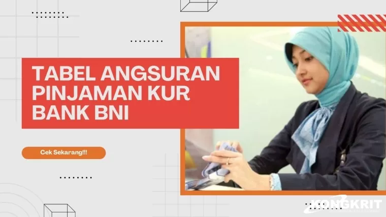 Pinjaman Rp200 Juta di KUR Bank BNI Cicilannya Cuma Rp3 Jutaan, Cek Tabel Angsuran dan Syarat Pengajuannya