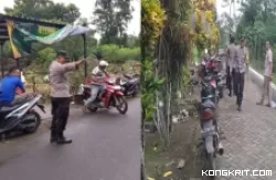 Anggota Polsek jajaran Polres Tulungagung Giatkan Patroli di sejumlah TPU
