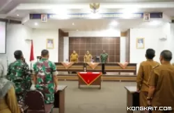 Penambahan Areal Tanam melalui Pompanisasi, Dinas Pertanian Kabupaten Solok Jalin Kerjasama dengan Kodim 0309 Solok