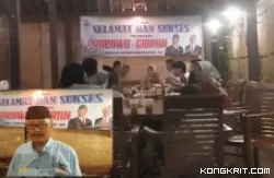 Relawan Prabowo Gibran gelar Syukuran (Insert: Ketua TKD Prabowo Gibran Tulungagung, Ir, Tatang Yoga Indra)