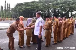 Sambut Bulan Suci Ramadhan 1445 H, Ini Pesan Bupati Dharmasraya dalam Apel Gabungan