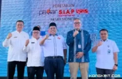 Tingkatkan Omset Pedagang dan Cegah Peredaran Uang Palsu, Bupati Padang Pariaman Hadiri Launching Pasar Siap Qris