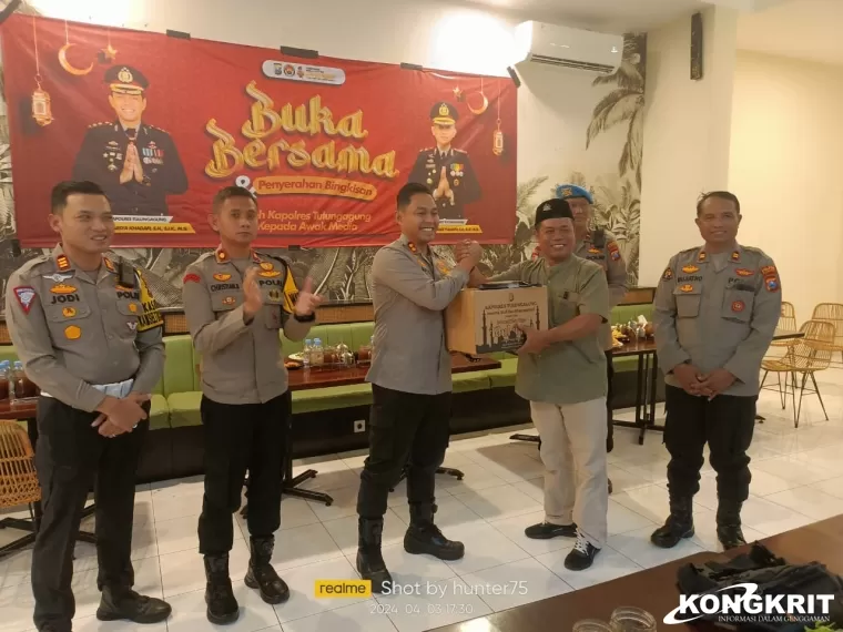 Kapolres Tulungagung Perkuat Sinergitas dengan Insan Pers Lewat Buka Puasa Bersama