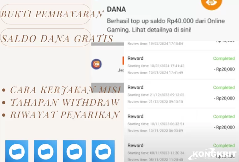 Ilustrasi Aplikasi Penghasil Uang Go Go Cash (foto: Youtuber Naufal354/Canva)