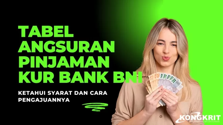 Pinjam Uang Rp200 Juta di KUR Bank BNI 2024 Angsuran gak Sampai Rp4 Juta